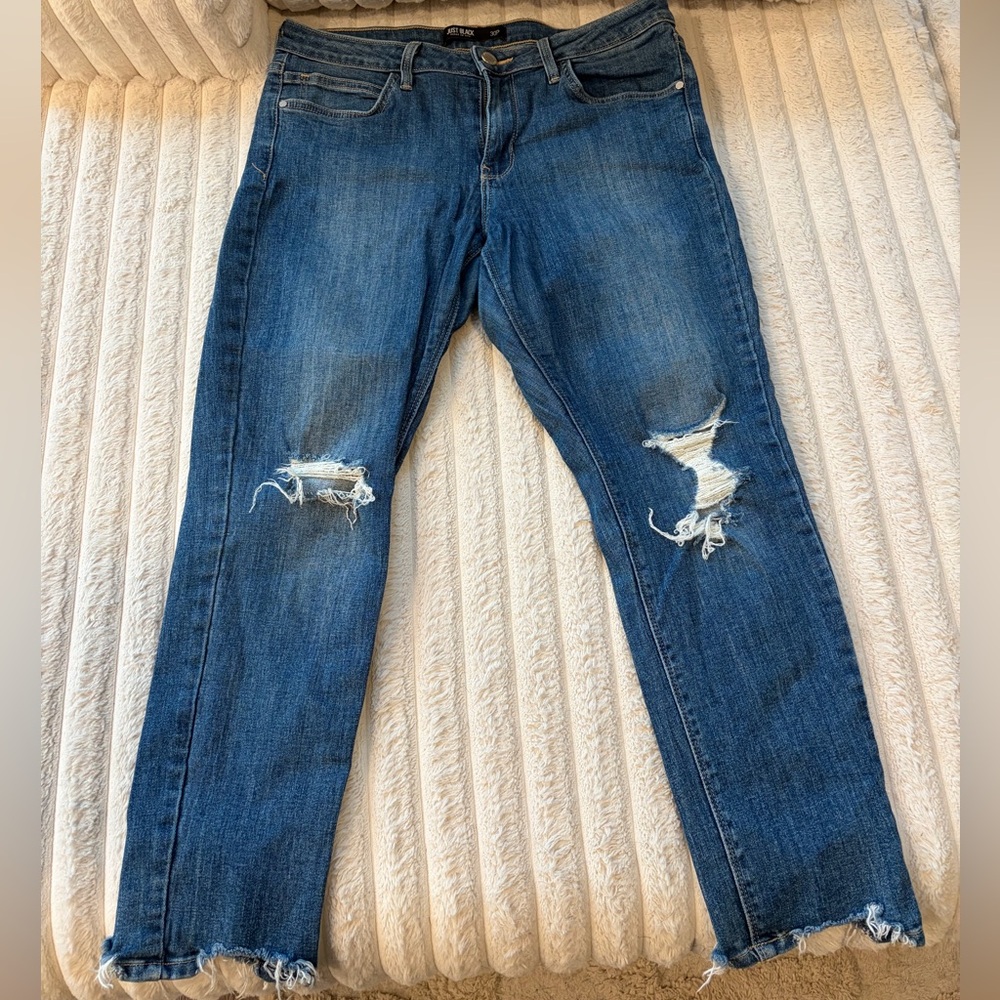 Just Black Denim Capri Skinny Jeans Size 31